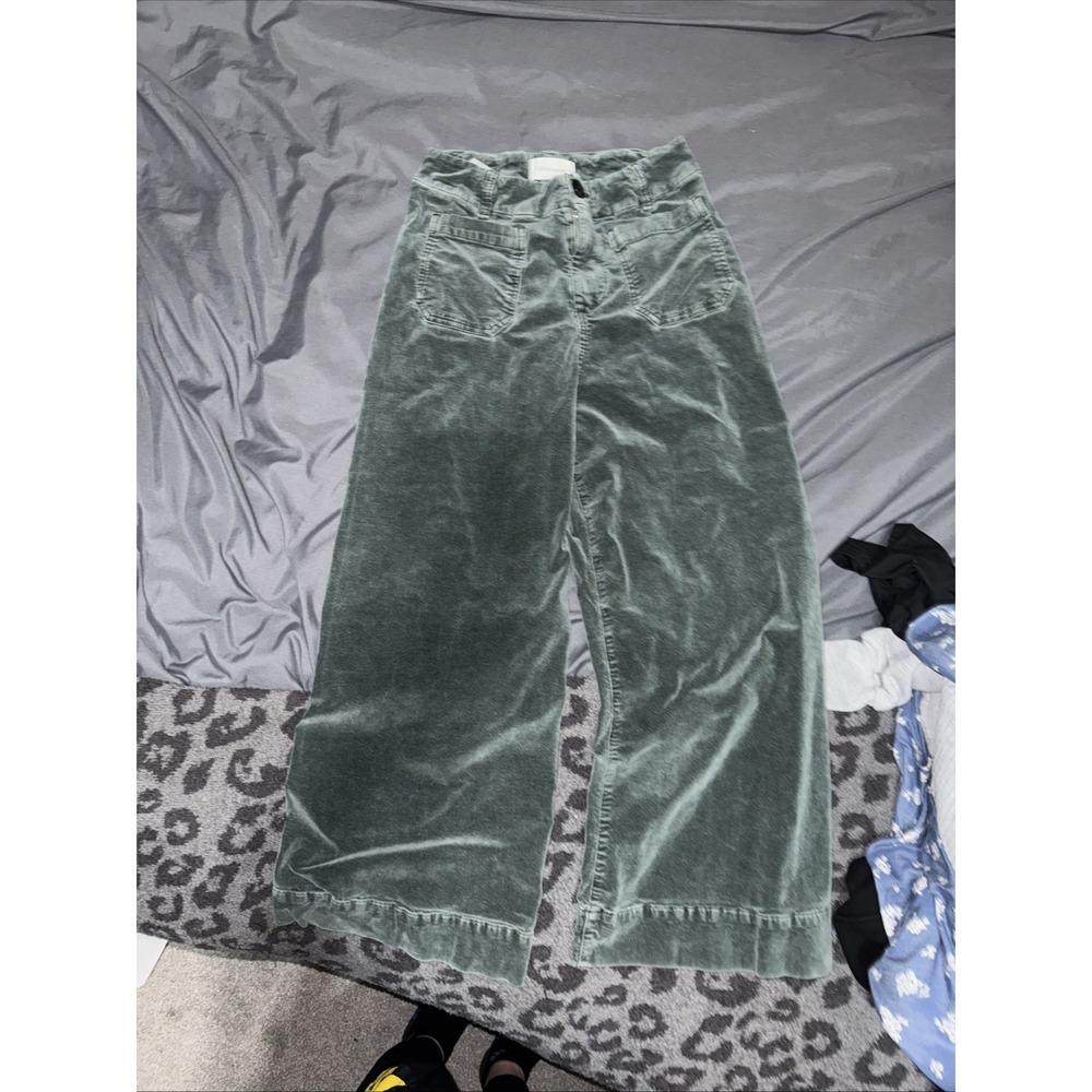 Dear John Army Green Joyrich Comfort Skinny Corduroy Pants. Size 29 Women's